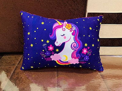 TURIYA Microfibre Toons & Characters Baby Pillow Pack of 1(Multicolor)