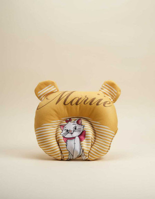 PROGRIN Cotton Baby Pillow Pack of 1 Toons & Characters Baby Head Shaping Pillow with Mustard Seeds, Soft Cotton Pillow for Flat Head(Yellow)