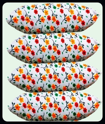 JAYOG ENTERPRISE Microfibre Floral Sleeping Pillow Pack of 4(Multicolor)