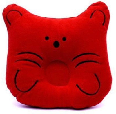 GANGAWANI Cotton Smiley Baby Pillow Pack of 1(Red)