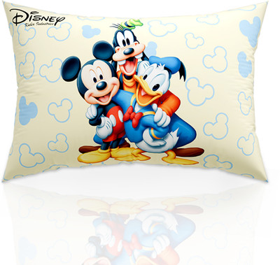 DISNEY Pillow Microfibre Toons & Characters Sleeping Pillow Pack of 1(Yellow)