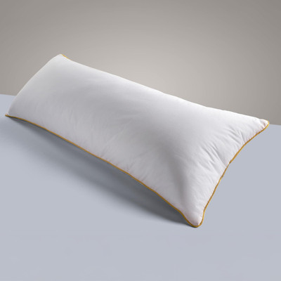 SleepyCat Cuddle Pillow cover with Microfibre Solid Body Pillow Pack of 1(White)