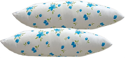 SANJU BROTHER Microfibre Floral Sleeping Pillow Pack of 2(Blue)