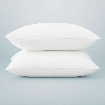 HENEX Microfibre Solid Sleeping Pillow Pack of 1(White15)