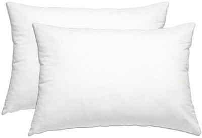 Changers Microfibre Sleeping Pillow Pack of 2 Solid(White)