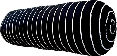 ACTOS Microfibre Geometric Bolster Pack of 2(Black)