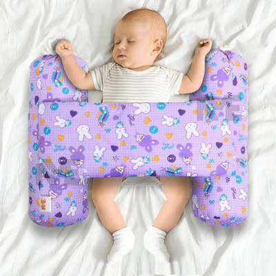 NME Collection Cotton Solid Sleeping Pillow Pack of 1(Purple)