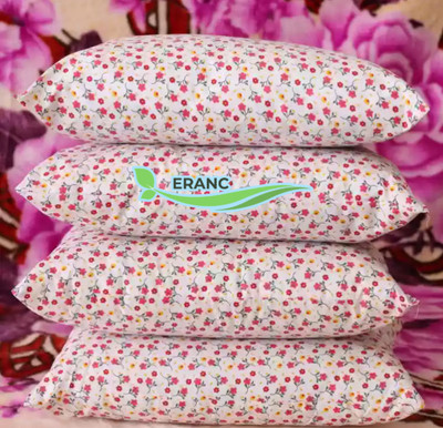 ERANC Polyester Fibre Sleeping Pillow Pack of 4 Abstract LUXURY(Multicolor)