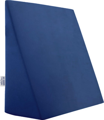 GADDA CO Wedge Pillow Memory Foam Solid Sleeping Pillow Pack of 1(Navy Blue)