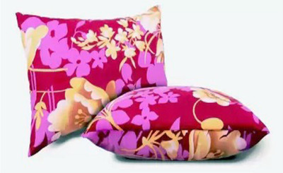 BHEBHA Microfibre Abstract Sleeping Pillow Pack of 2(Purple 144)