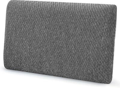 Twinkido Memory Foam Solid Sleeping Pillow Pack of 1(Thin Grey)