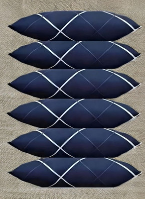 Urmila Creation Polyester Fibre Sleeping Pillow Pack of 6 Solid LUXURY(Blue)