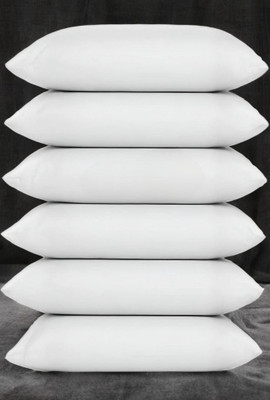 Urmila Creation Microfibre Sleeping Pillow Pack of 6 Solid LUXURY(White)