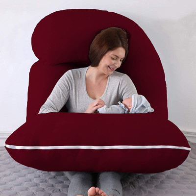 Prifarodo Pregnancy G Shape for Pregnant/Maternity Back Pain Relief, HIPS & Belly Support Microfibre Solid Pregnancy Pillow Pack of 1(Multicolor)