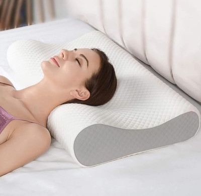 Flipkart SmartBuy ORTHOPEDIC Memory Foam Solid Orthopaedic Pillow Pack of 1(White)