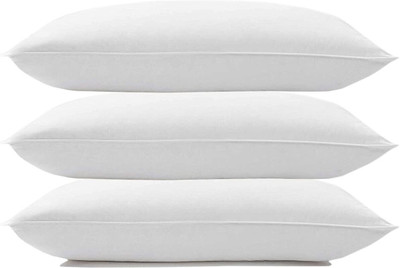 BHEBHA Pillow Set || Comfort And Support Pillow Microfibre Abstract Sleeping Pillow Pack of 3(White)