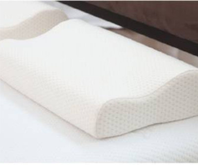 Kaypee charcoal Memory Foam Solid Cushion Pack of 1(White)