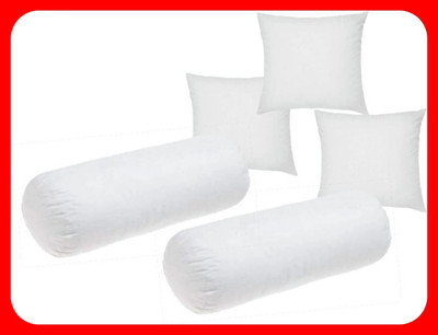 GTX Microfibre Bolster Pack of 5 Solid(White)