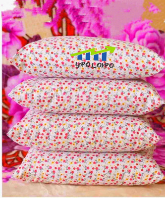 YPOLOIPO LUXURY Polyester Fibre Solid Sleeping Pillow Pack of 4(Blue)