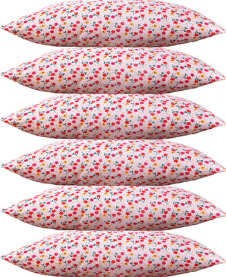 Navi collection Microfibre Solid Sleeping Pillow Pack of 6(JABA)