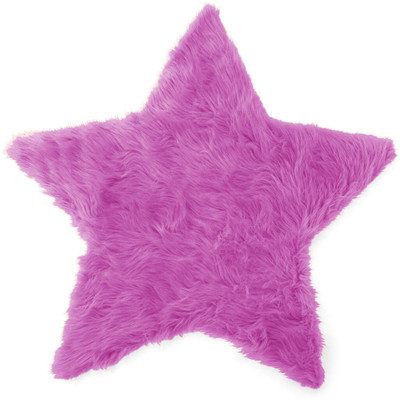 PICKKART Polyester Fibre Solid Cushion Pack of 1(Purple)