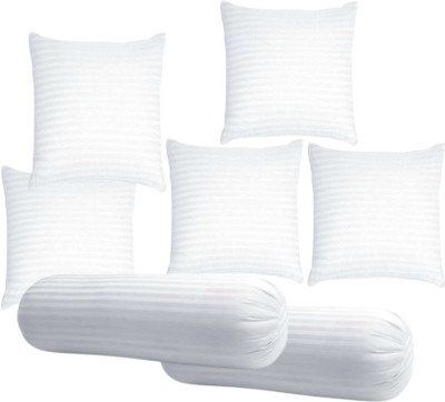 GTX Microfibre Bolster Pack of 7 Stripes(White)