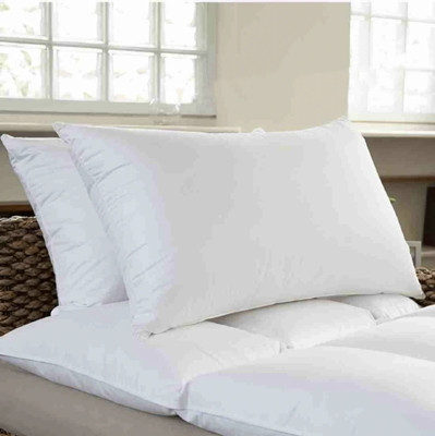 LIPONOS LUXURY Polyester Fibre Solid Sleeping Pillow Pack of 2(White)