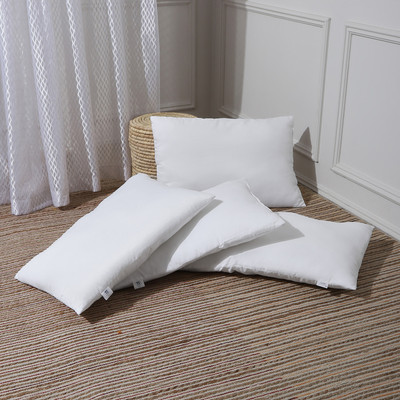 Moca by Monte Carlo Microfibre Sleeping Pillow Pack of 4 Solid(White)