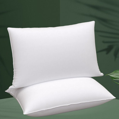 brightjex Microfibre Sleeping Pillow Pack of 2 Solid(White)
