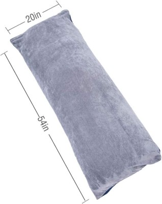 Slatters Be Royal Store Polyester Fibre Solid Body Pillow Pack of 1(Grey)