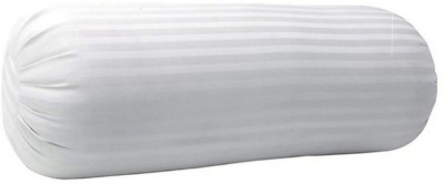 GTX Home Furnishing Microfibre Stripes Bolster Pack of 1(White)