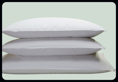 Urmila Creation Luxury Cotton Solid Sleeping Pillow Pack of 3(White)