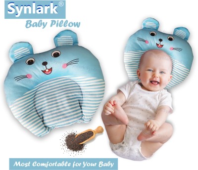 Synlark Pillow Mustard Seeds Toons & Characters Baby Pillow Pack of 1(Blue)