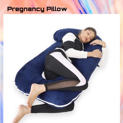 Prifarodo Pregnancy G Shape for Pregnant/Maternity Back Pain Relief, HIPS & Belly Support Polyester Fibre Solid Pregnancy Pillow Pack of 1(Multicolor)