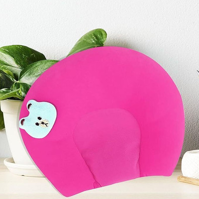 Trivika Fashions Mustard Seeds Baby Pillow Pack of 1 Solid(Pink)