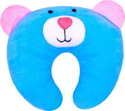 Little Boo Comfort and Soft Memory Foam Smiley Baby Pillow Pack of 1(Sky Blue)