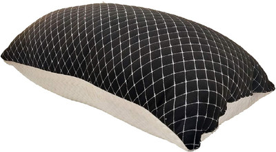 Soo Jaoo Sleeping Pillow Polyester Fibre Solid Sleeping Pillow Pack of 1(Black and White)