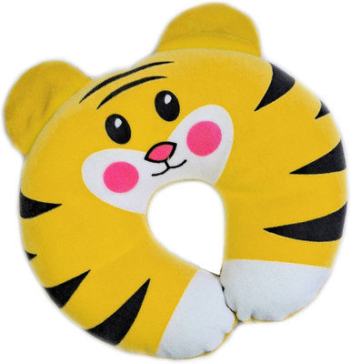 Joynap Polyester Fibre Animals Baby Pillow Pack of 1(Yellow,Black)
