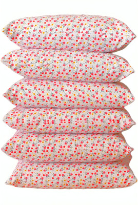 vraanc Luxury Polyester Fibre Abstract Sleeping Pillow Pack of 6(PRINT)
