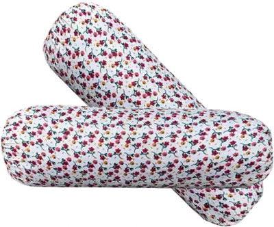 PALVIT Microfibre Abstract Bolster Pack of 2(Multicolor)