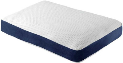 Snug Stuff Memory Foam Pillow, Sleeping Pillow, Pressure-Relief Support for Head and Neck. Memory Foam Solid Sleeping Pillow Pack of 1(White)