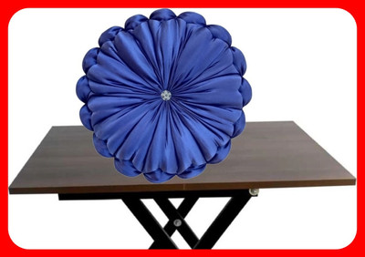 GTX Microfibre Solid Floor Cushion Pack of 1(Blue)