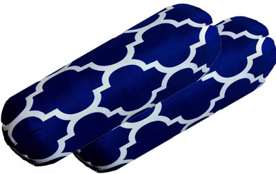 SANJU BROTHER LUXORY Microfibre Solid Bolster Pack of 2(JALAR B2)