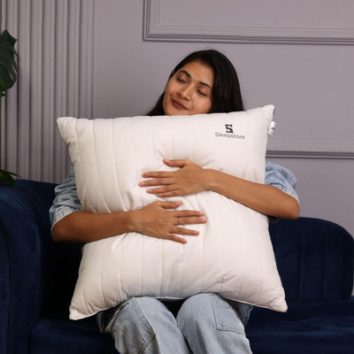 Sleepstore Foam Cushion Pack of 4 Solid(White)