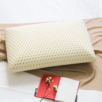ACHIR Natural Rubber Latex Solid Orthopaedic Pillow Pack of 1(White)