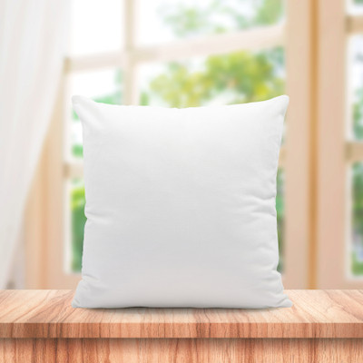 Gilson 16 x 16 Inch Microfibre Solid Cushion Pack of 1(White)