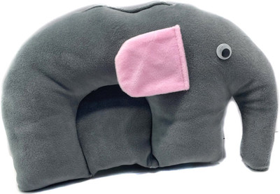 EVK Mustard Seeds, Cotton Animals, Toons & Characters Baby Pillow Pack of 1(Grey)