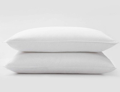 LIPONOS Polyester Fibre Sleeping Pillow Pack of 2 Solid LUXURY(White)
