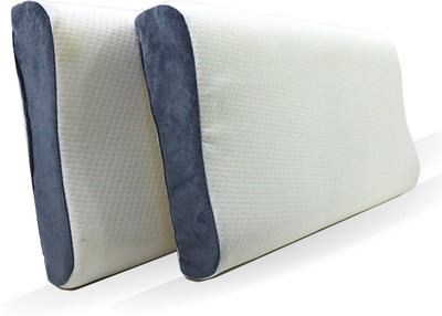 Cocofoam Foam Solid Sleeping Pillow Pack of 2(White)