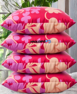 YPOLOIPO Microfibre Sleeping Pillow Pack of 4 Abstract LUXURY(Pink)